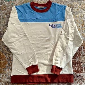 Taylor Swift Color Block Crewneck - Midnights